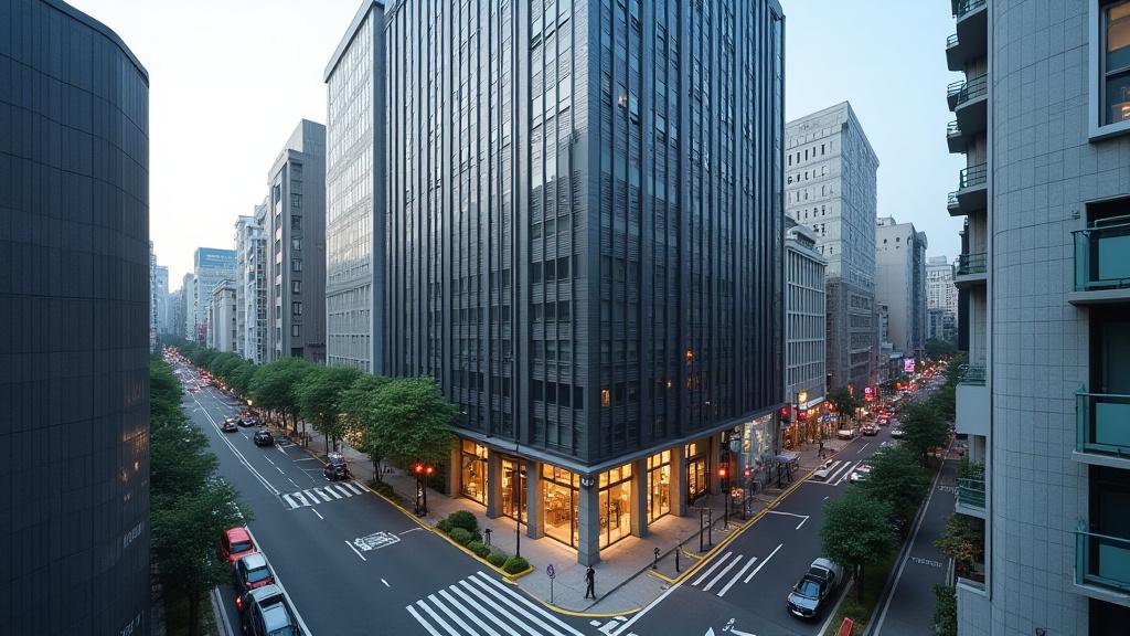 心斎橋ビル外部の地図とストリートビュー